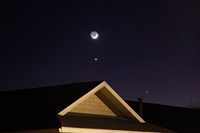 Moon with Three Planets